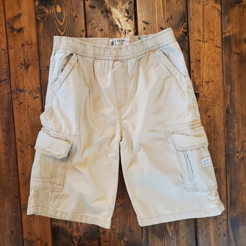 Boys Khaki Cargo Shorts size12